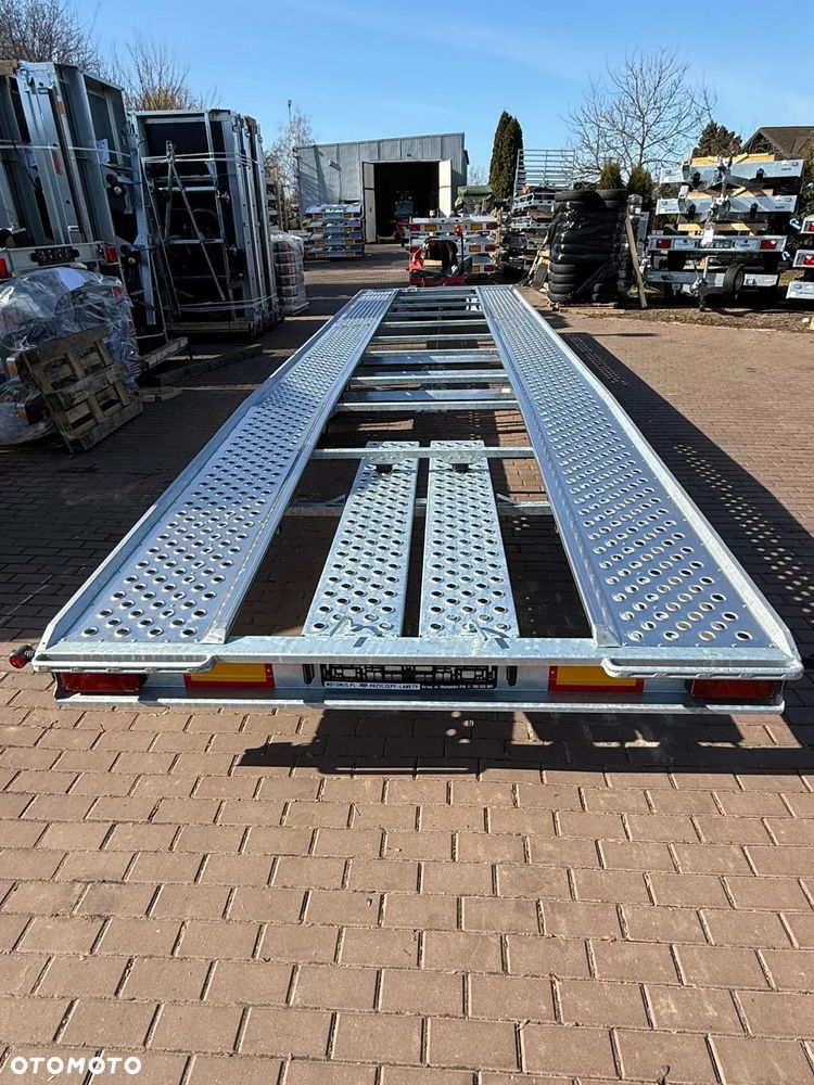 Gala BBG Laweta Gala raz łamana 8,5x2,05m 3 osie DMC 3500kg koła 195r13c super lekka 850 kg dostawa MOTOMUS - 3