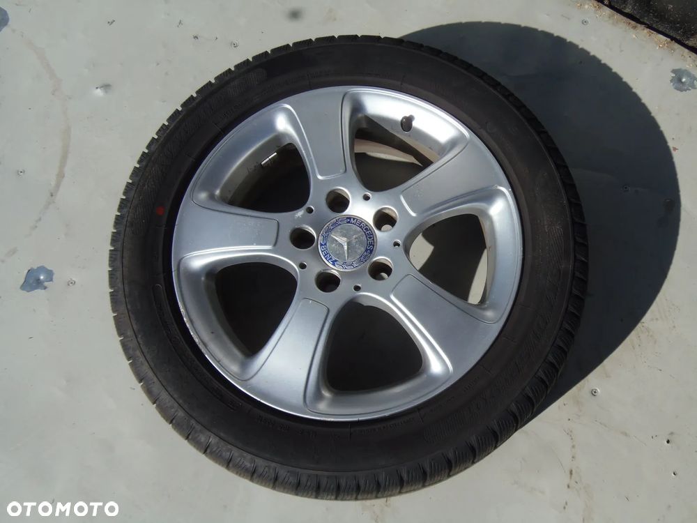 FELGI ALUFELGI ALUMINIOWE MERCEDS A KLASA W169 Z OPONAMI ZIMOWYMI 195/55 R16 5X112 - 2