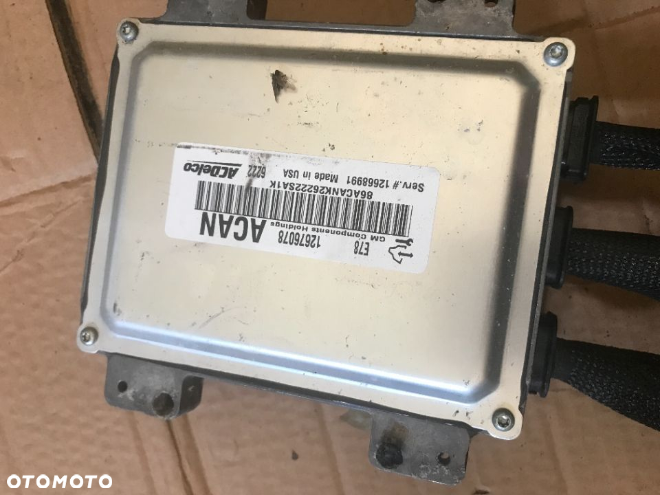 sterownik komputer silnika opel adam corsa d 12676078 - 3
