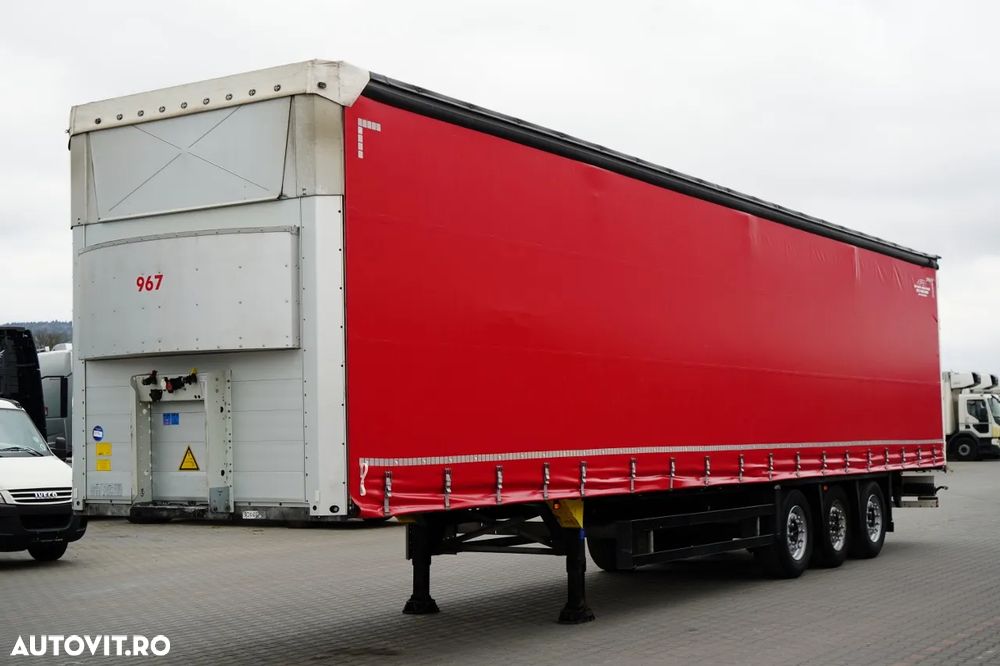 Schmitz Cargobull CORTINĂ / JOLODA / REMORCA RODA / VARIOS / 385/55 R22.5 / ACOPERIȘ CULISANT - 1