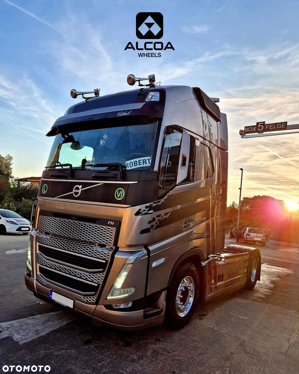 Felga ALCOA do VOLVO / 22,5 x 11,75 / ET 120 /Aluminiowe felgi / DB / NETTO-2.395,-PLN - 4