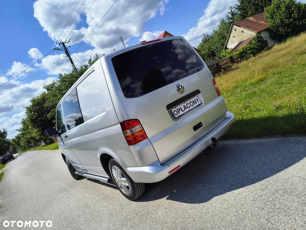 Volkswagen TRANSPORTER T5 Klima Elektryka Tempomat Duże Radio Brygadówka Dubel Kabina Klapa Rury - 6