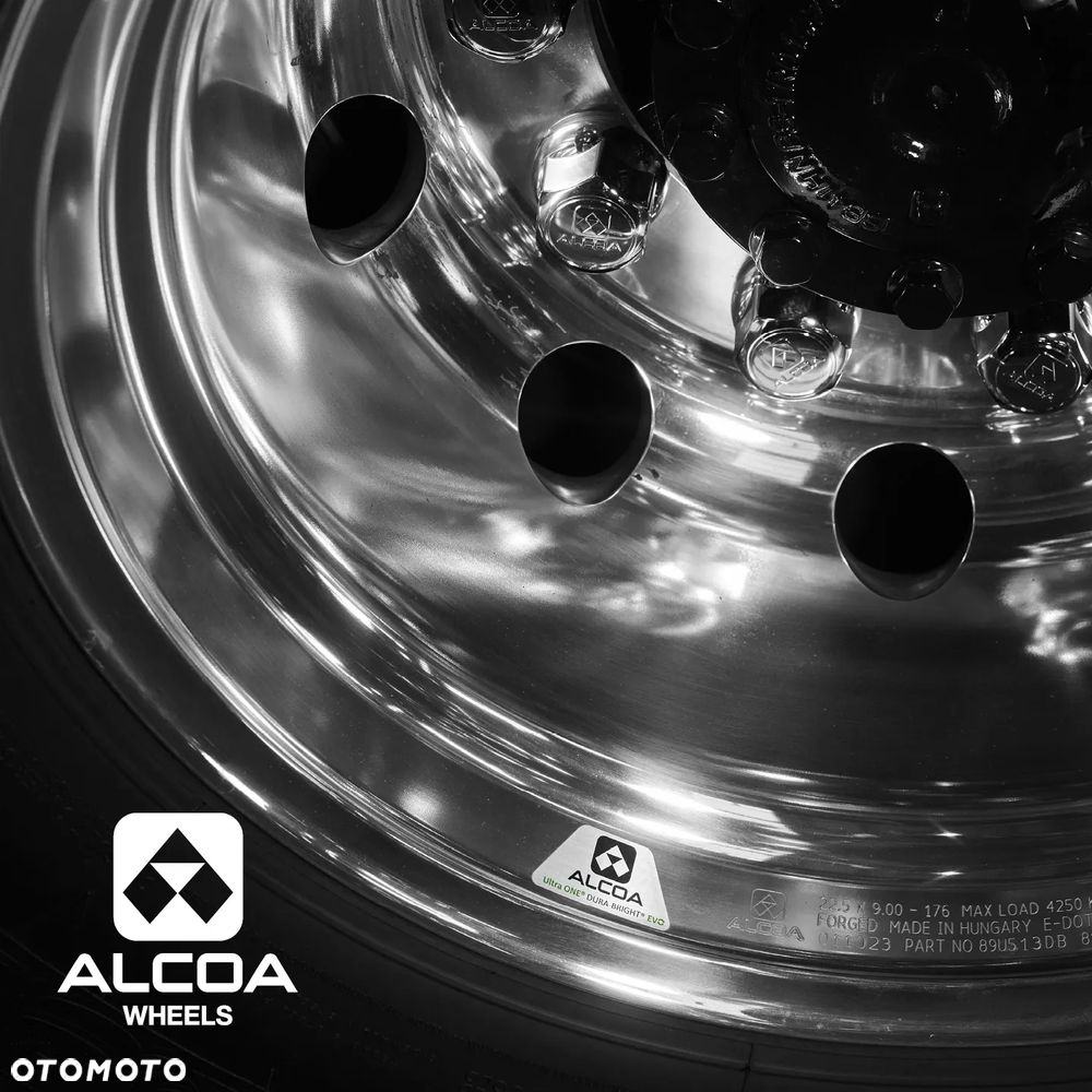ET 154 / 9,00 x 22,5 / ORYGINALNA Felga ALCOA / DURA_BRIGHT / FV / - 3
