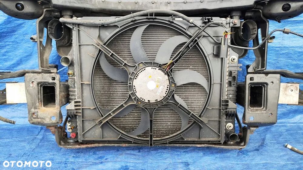 PAS PRZEDNI KOMPLETNY WZMOCNIENIE BELKA OKULAR CHŁODNICE WENTYLATOR KOMPLET MERCEDES R-KLASA W251 R350 3.5 V6 BENZYNA - 7