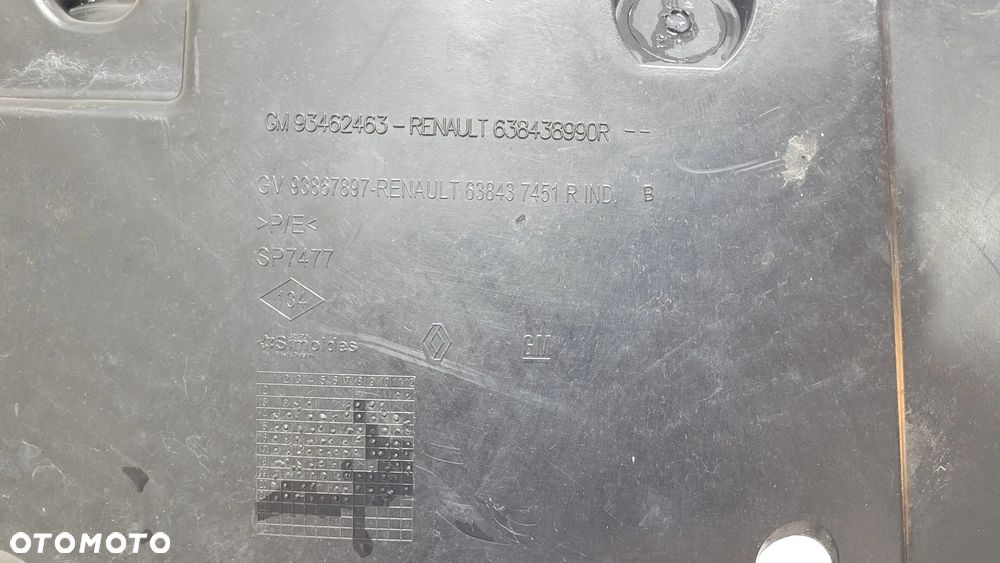 NADKOLE LEWE PRZEDNIE CZĘŚĆ TYLNA TRAFIC VIVARO NV300 TALENTO - 4