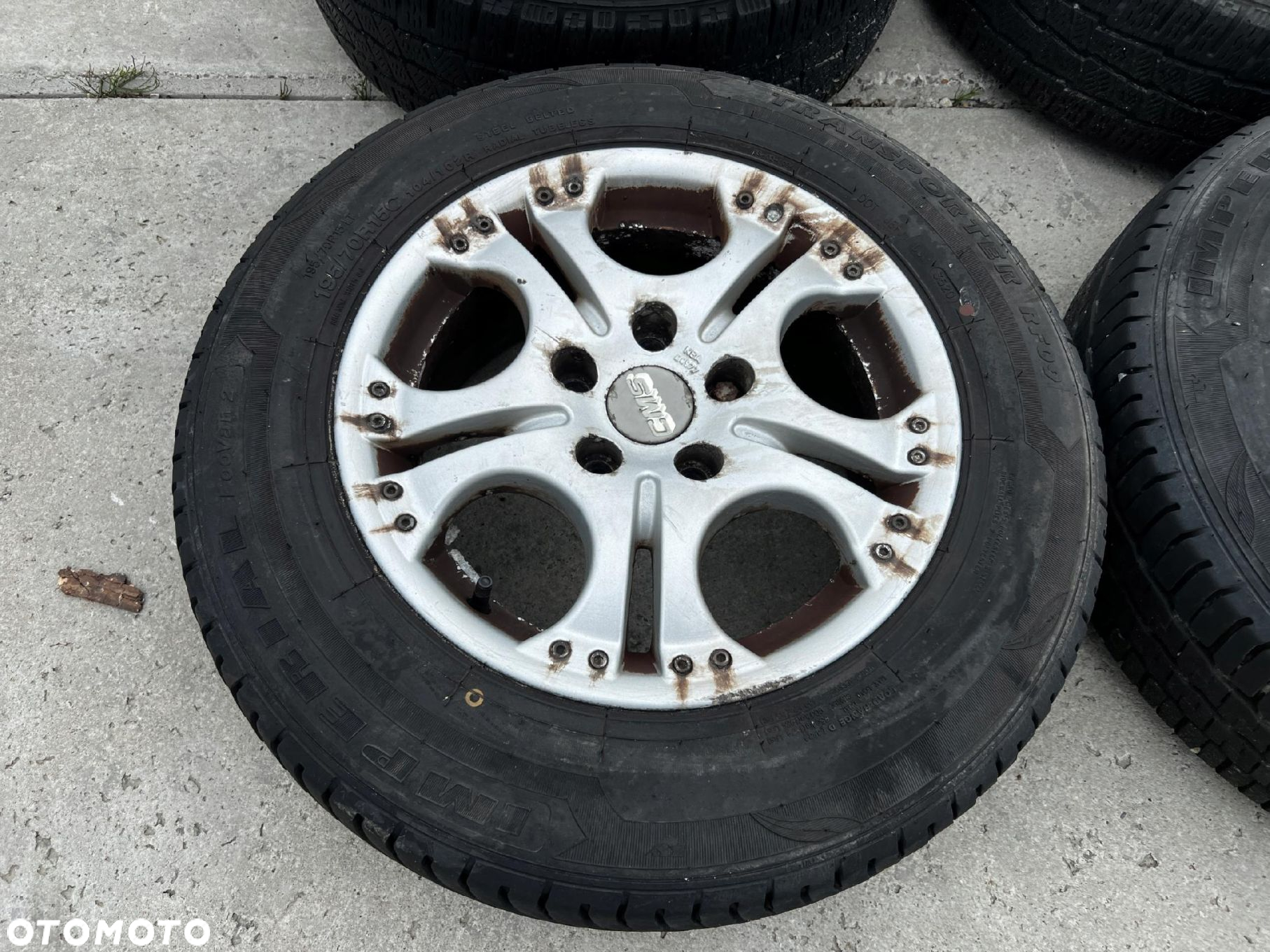 KOŁA FELGI OPONY ZIMOWE LETNIE VW VOLKSWAGEN TRANSPORTER T4 195/70 R15 - 2