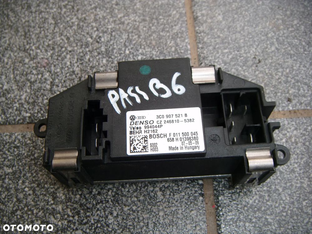 vw passat b6  rezystor ogrzewania 3c0907521b - 1