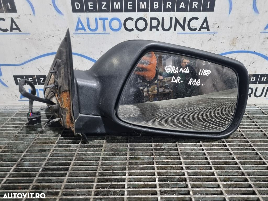 Oglinda dreapta Jeep Grand Cherokee III 2005 - 2010 5 Usi GRI (1188) Rabatabile RABATABIL - 2