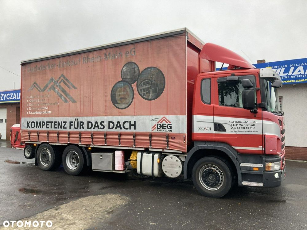 Scania Scania G320 Wózek PALFINGER Firanka Plandeka plandeka Moffett 2012 - 26