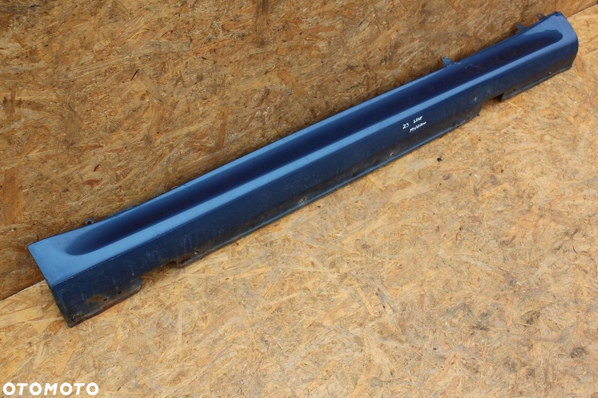 Nakładka na próg progowa BMW z3 metalowa TOPASBLAU LIFT szeroka LEWA - 5