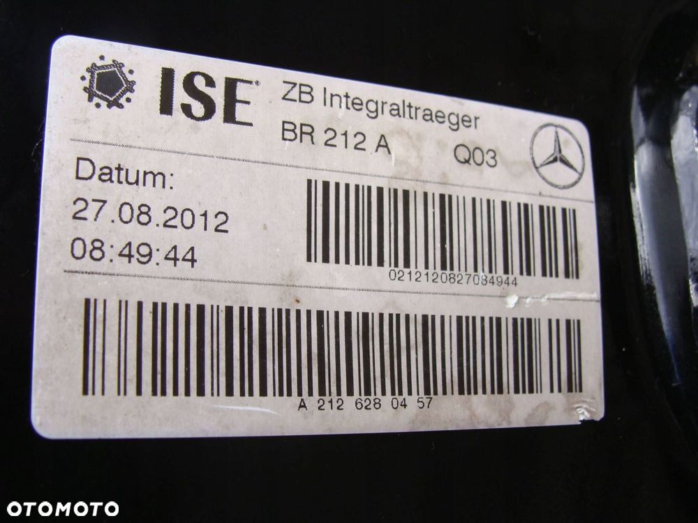 sanki belka zawieszenia przedniego mercedes e-klasa w212 4matic a2126280457 - 5