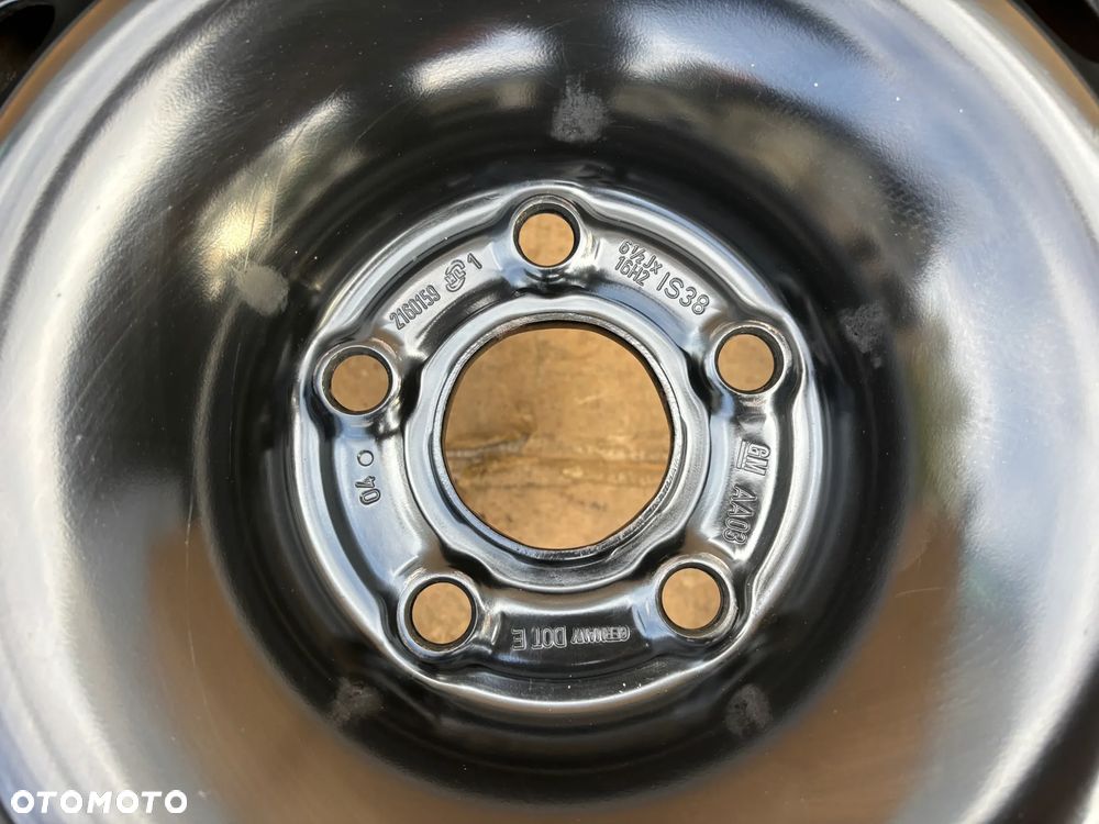 Oryginalne Felgi Stalowe Opel Atra IV Mokka Komplet Jak Nowe 6,5J 6,5 16 ET38 IS38 5x105 95131458 - 4