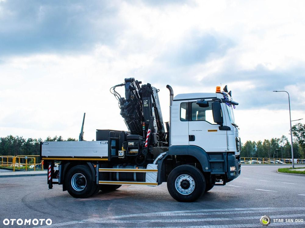 MAN TGS 18.360 4x4 HIAB 377-E6 XS Fly Jib HDS Żuraw Crane - 4