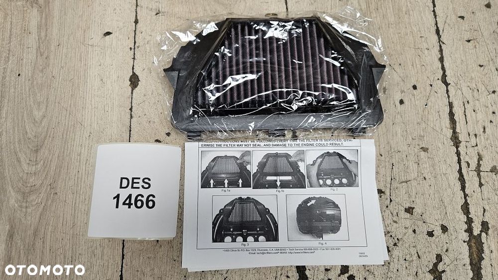 Sportowy Filtr Powietrza K&N YA-6008 Yamaha YZF R6 (2017-2022) - 1