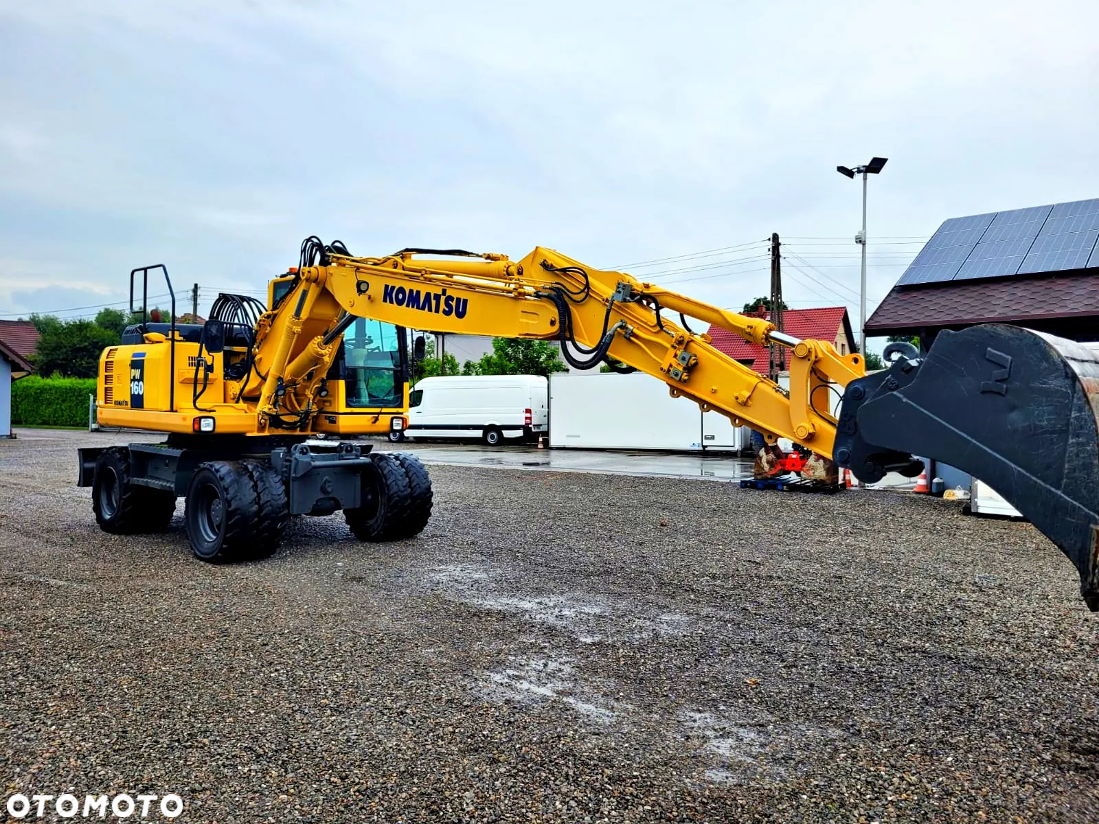Komatsu PW 160 - 8 Wysięgnik dwuczęściowy, 3 ramiona - 4