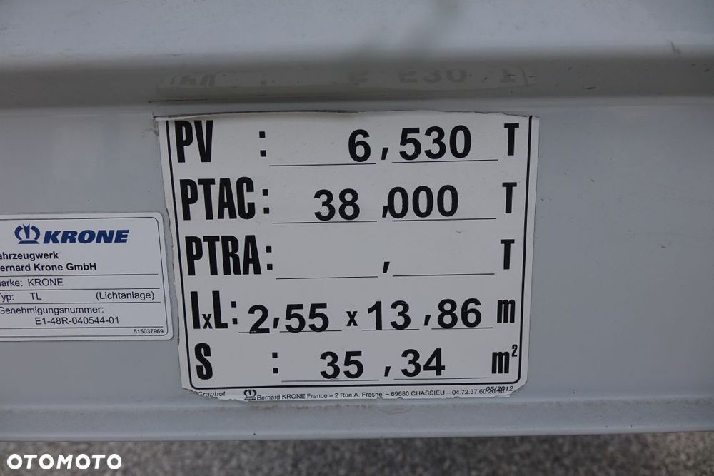 Krone SD / FIRANKA / STANDRAD / OSIE BPW / NOWE PLANDEKI / KOSZ NA KOŁO ZAPASOWE - 28
