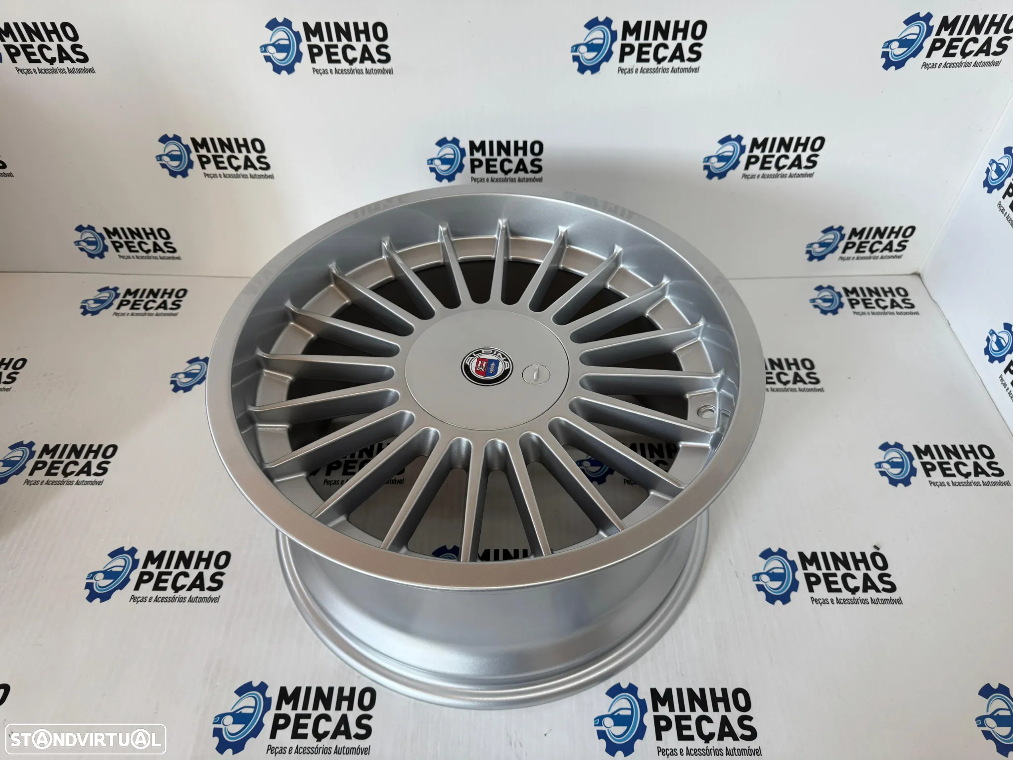Jantes Look BMW Alpina em 18 (5x112/5x120) Silver - 7