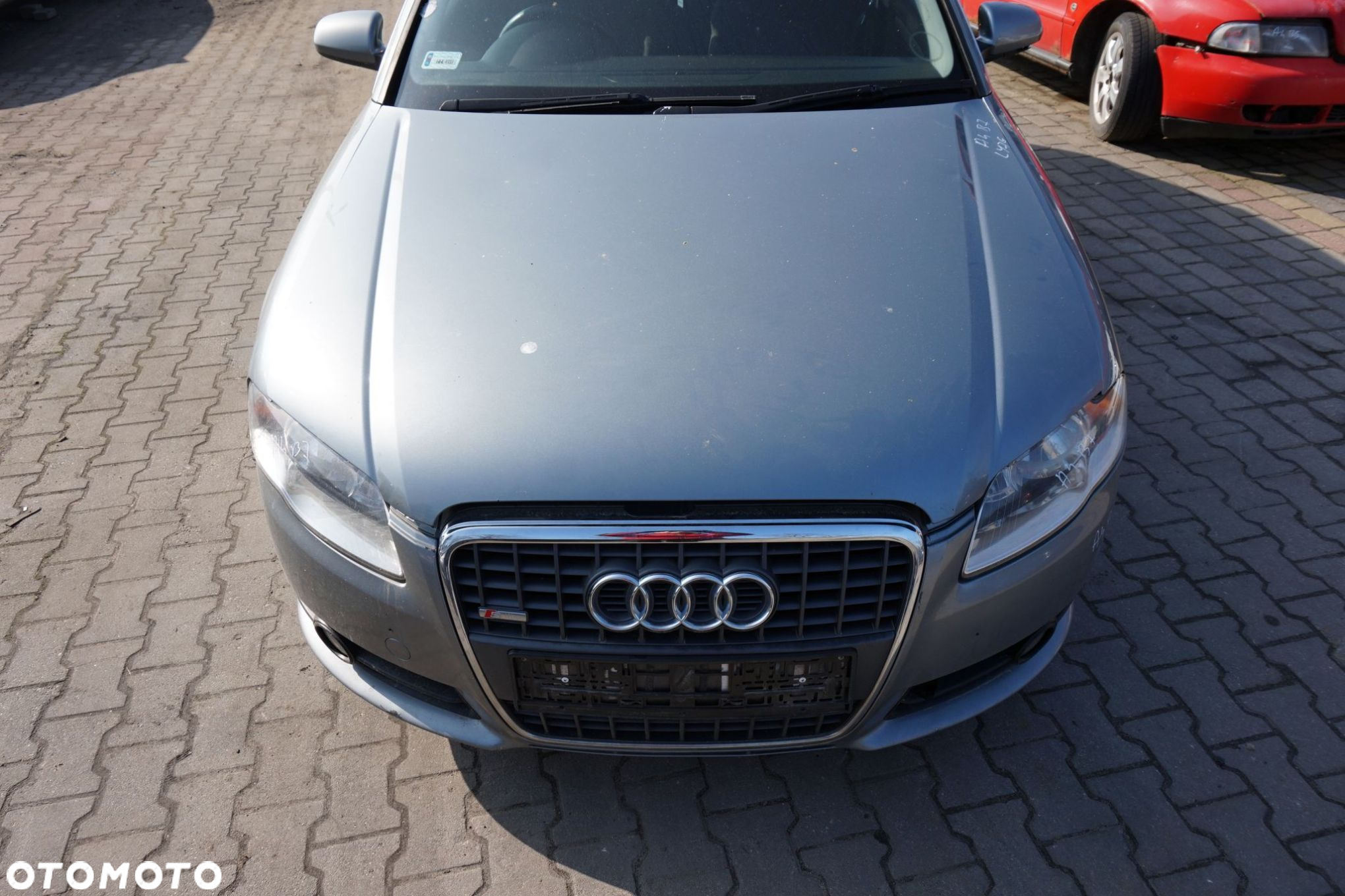 MASKA ZDERZAK BŁOTNIKI LAMPY A4 B7 LY7G  AUDI 2004-2008 SREBRNY PRZÓD KOMPLETNY - 2