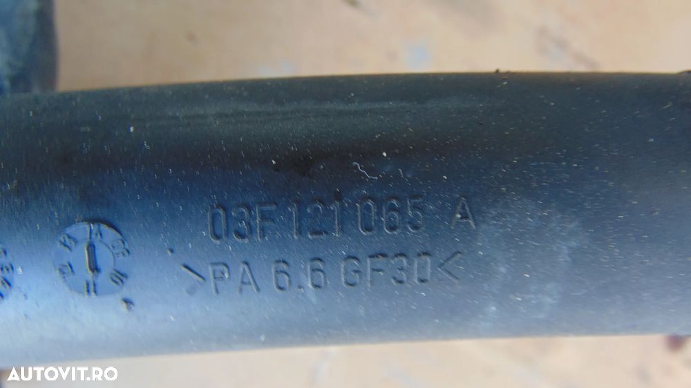 Furtun apa antigel VW Golf 6 1.2 benzina 1.2 tsi seat ibiza skoda fabia rapid 1.6 diesel audi a3 se - 3
