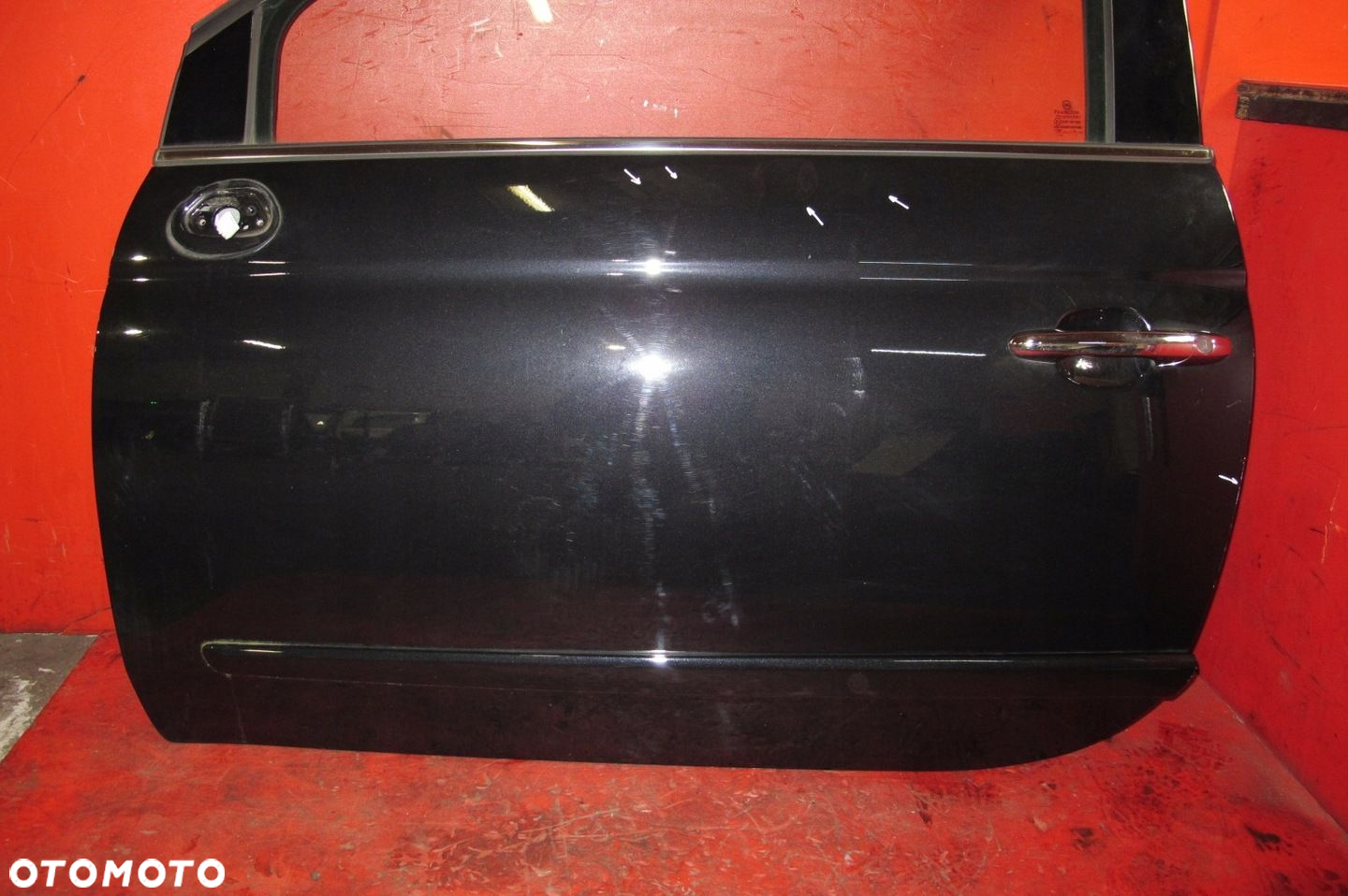 FIAT 500 LIFT 312 PRZEDNIE DRZWI LEWE 876 NERO - 3