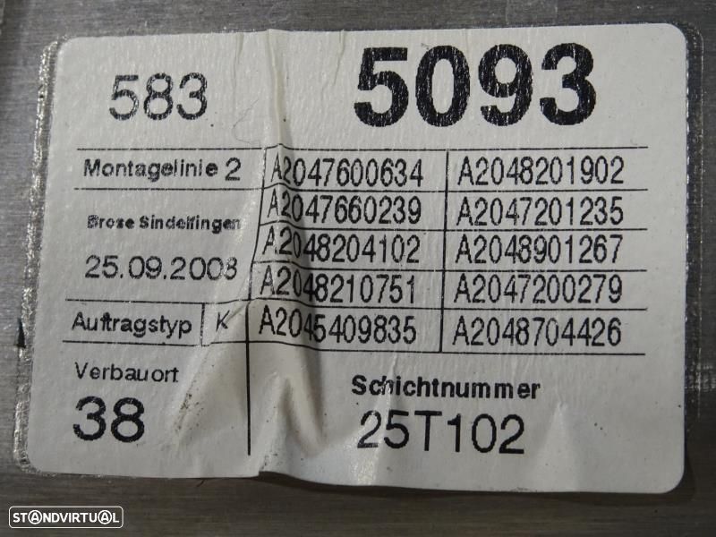 Elevador De Vidro Frente Direito Mercedes-Benz C-Class (W204)  9816981 - 9