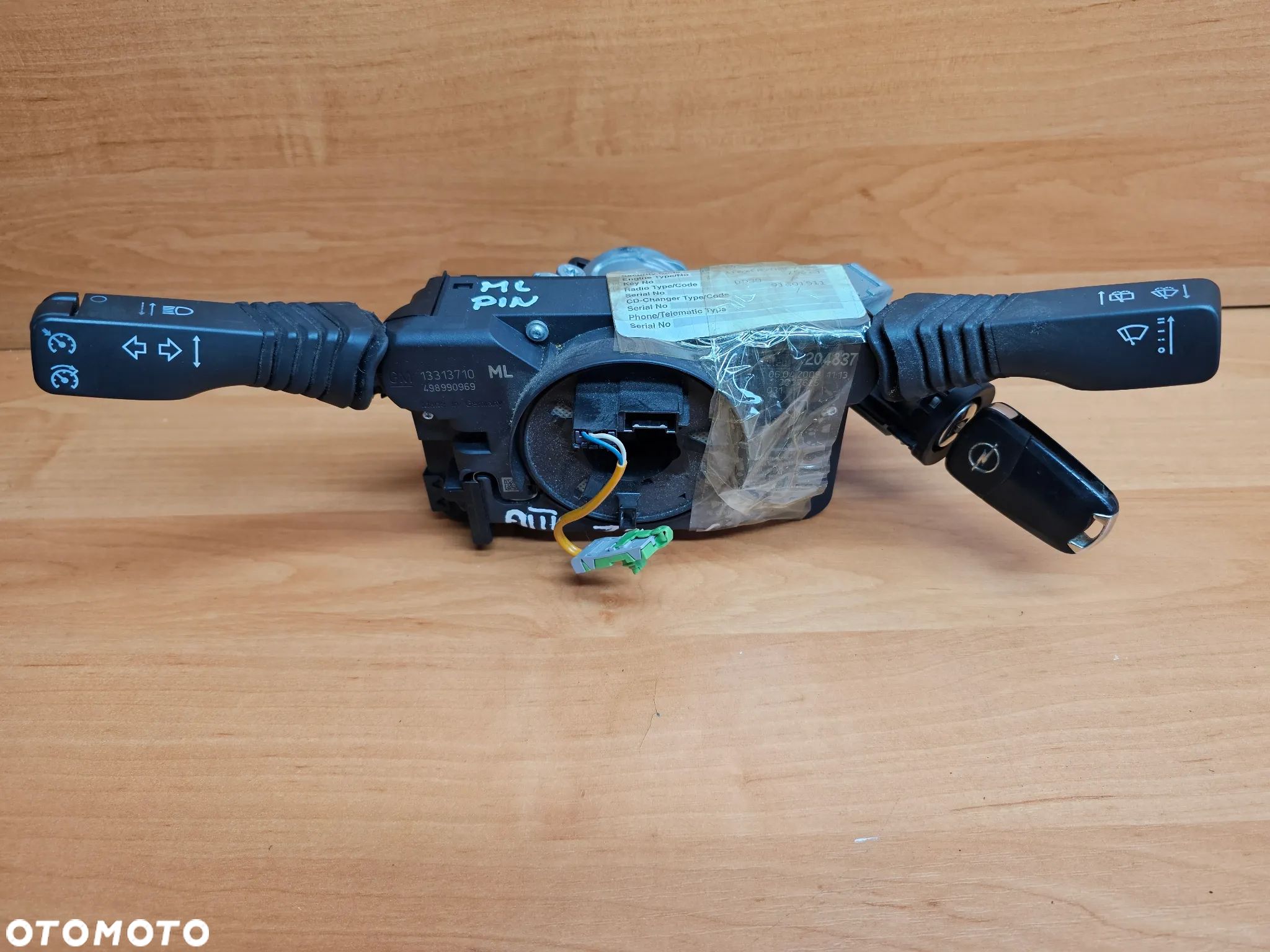 MODUŁ CIM PRZEŁĄCZNIK ZESPOLONY OPEL ASTRA H ZAFIRA B  EUROPA 13313710 ML ! Z PINEM ! - 1