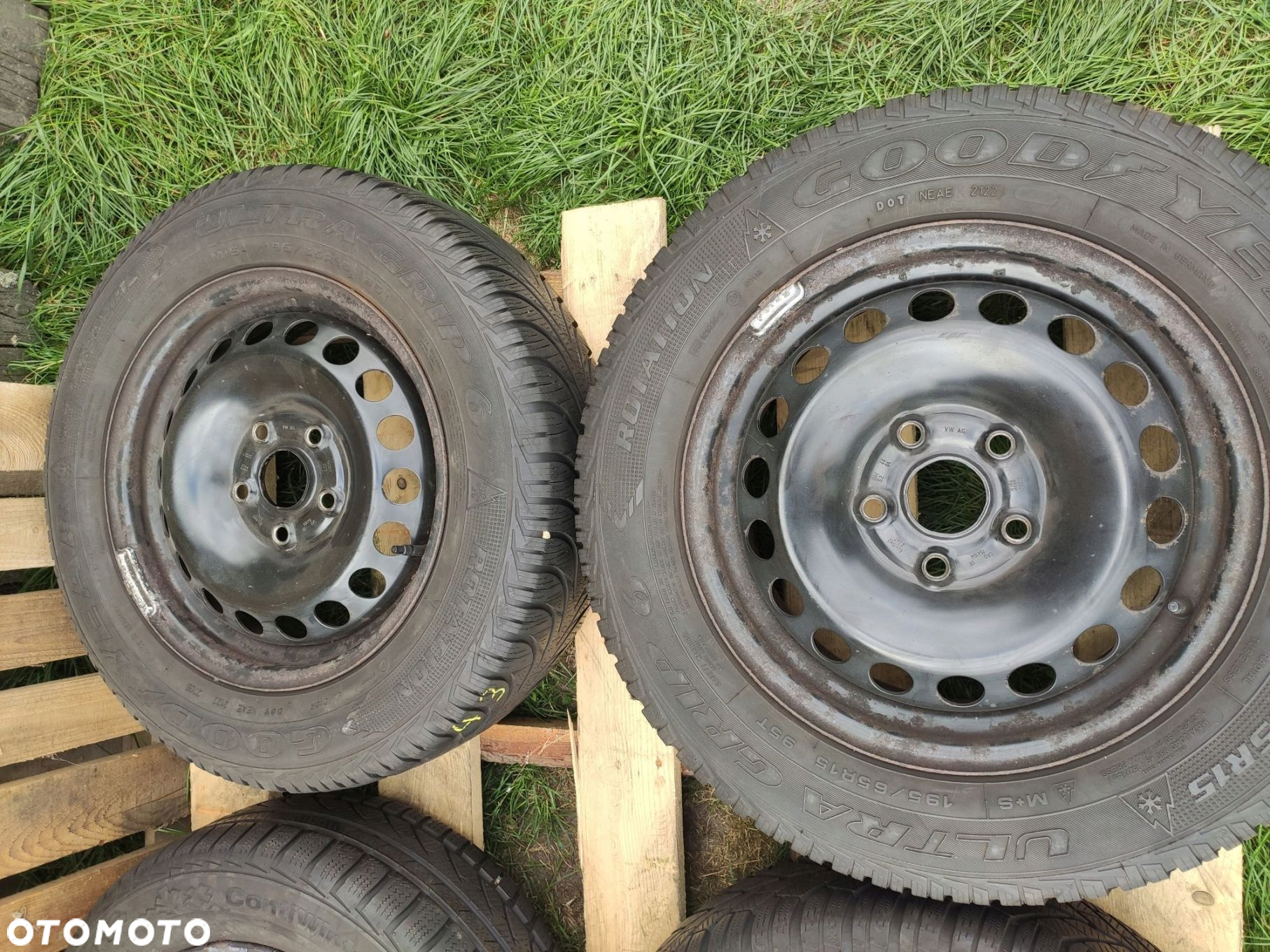 KOŁA FELGI STALOWE OPONY ZIMA VOLKSWAGEN VW 15'' - 3