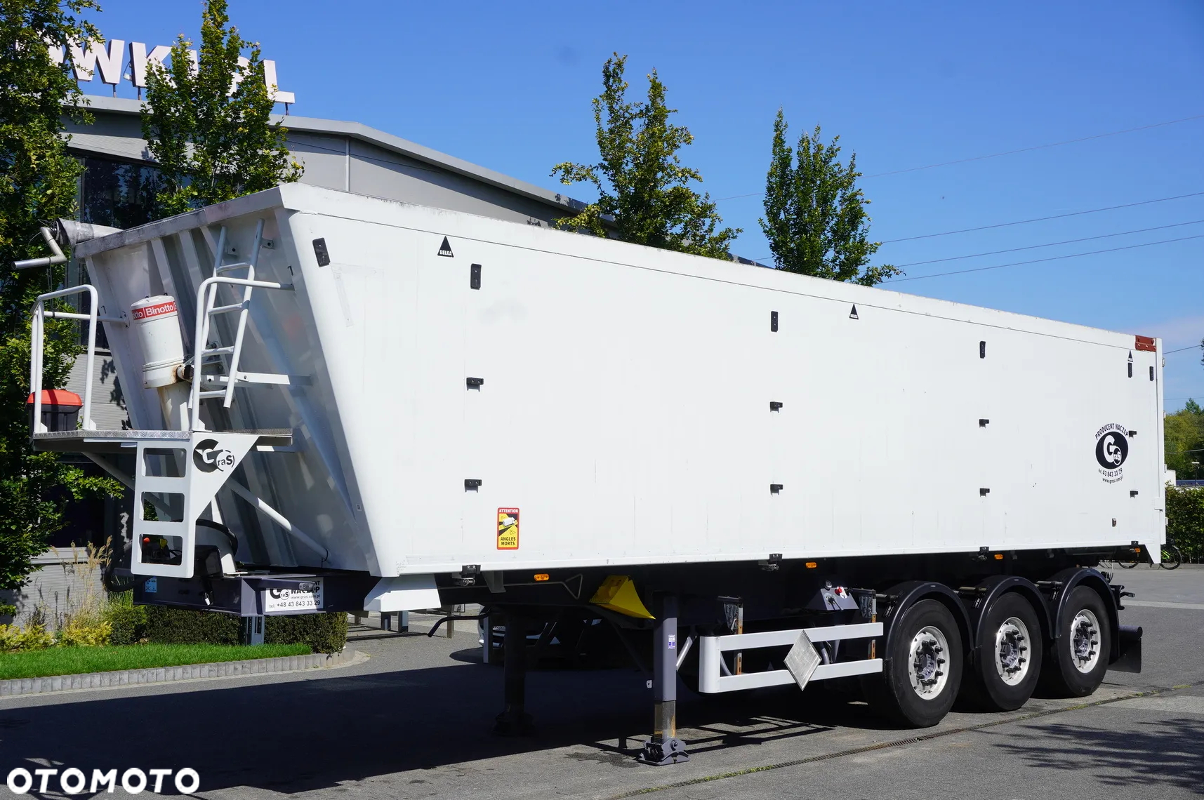 Gras naczepa wywrotka aluminiowa 48 m3 - 2