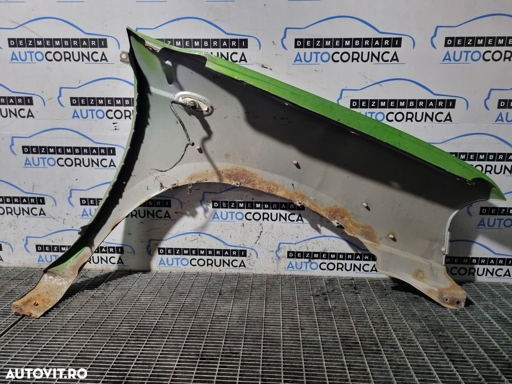 Aripa Stanga Fata Nissan Navara D22 1998 - 2004 2 Usi Verde (1347) - 2