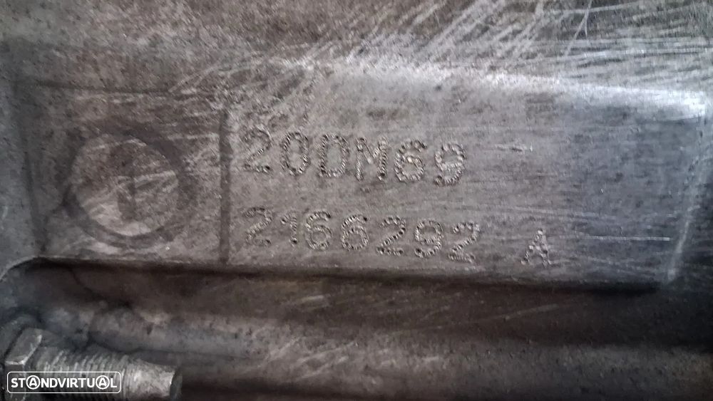 Caixa Velocidades 20DM69 Peugeot 207 1.6 HDI 9HZ - 2