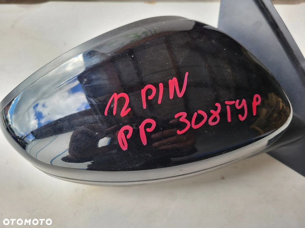 Lusterko prawe 12 Pin Peugeot 308 T9 - 5