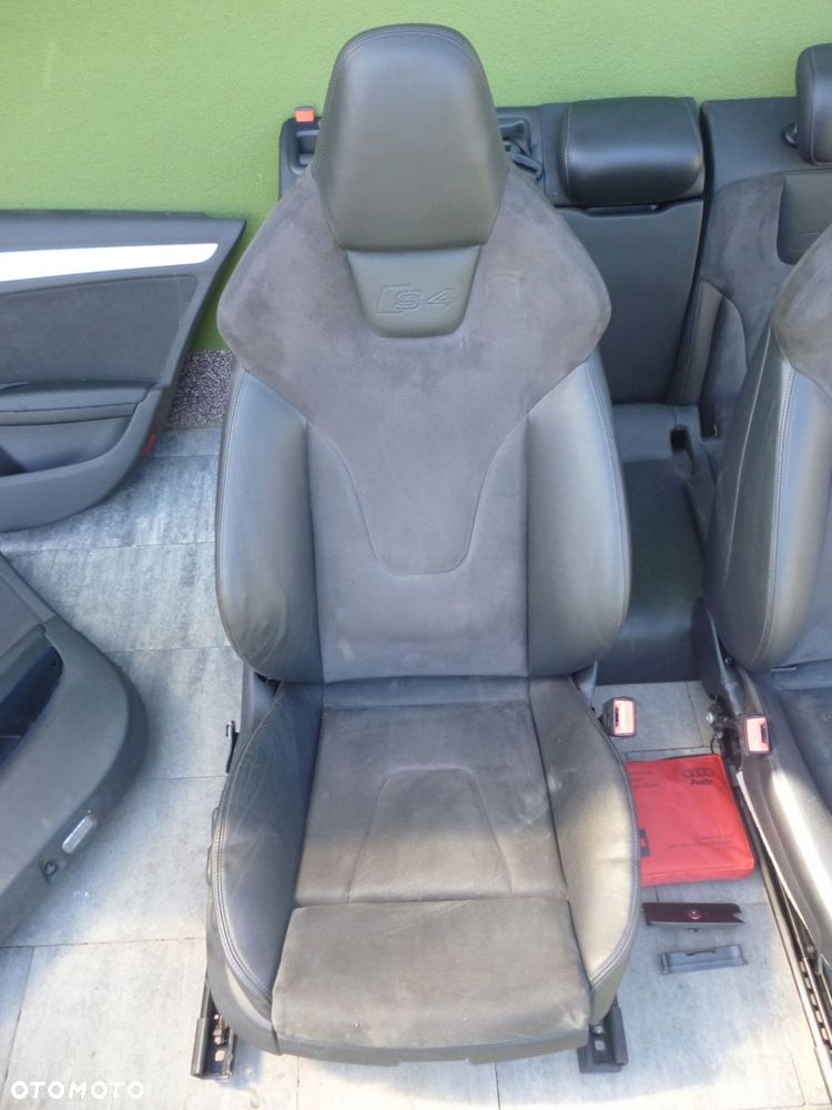 FOTELE KANAPA KUBEŁKI AUDI S4 B8 ALCANTARA ELEKTRYCZNE - 2