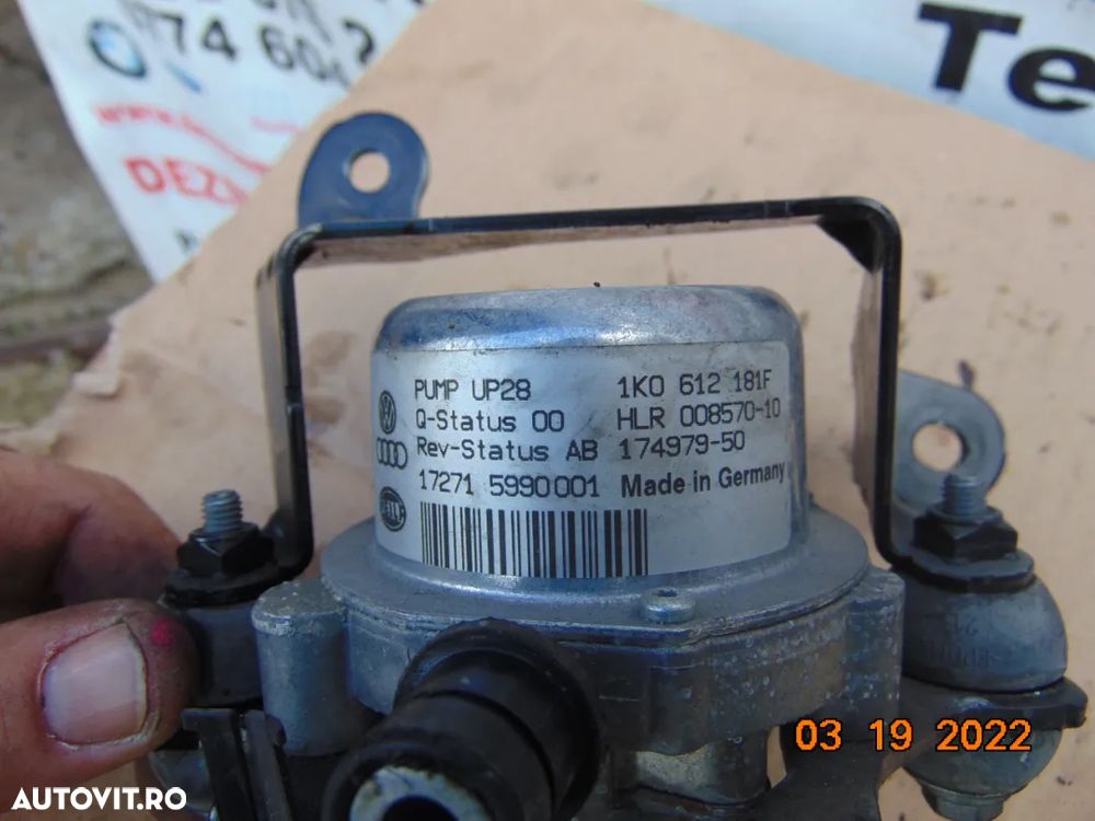 Pompa Vacuum vw 1.0tsi Polo Passat B8 Golf 7 polo caddy Seat Arona ateca leon ibiza skoda octavia f - 4