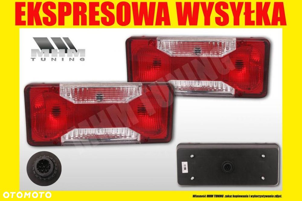 LAMPA TYL IVECO DAILY III 3 RAMA KONTENER SKRZYNIA - 2