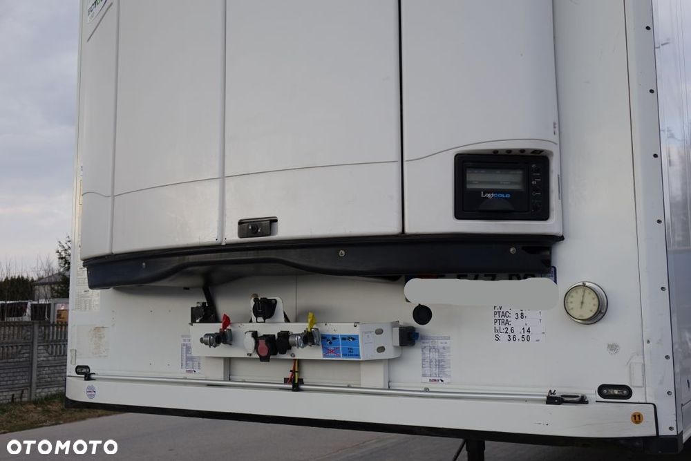 Schmitz Cargobull CHŁODNIA / CARRIER VECTOR 1550 / DOPPELSTOCK / OSIE SCHMITZ / KOSZ PALETOWY / OŚ PODNOSZONA - 8