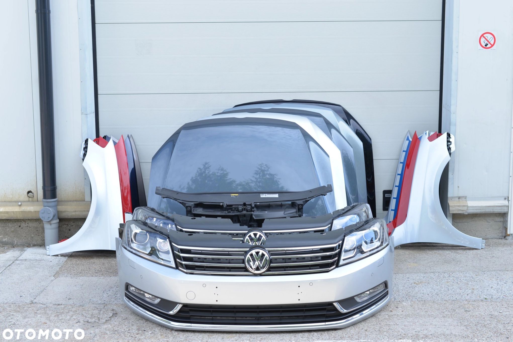 MASKA ZDERZAK GRILL BŁOTNIK LAMPA H7 XENON PAS BELKA VW PASSAT B7 2010-2015 - 1