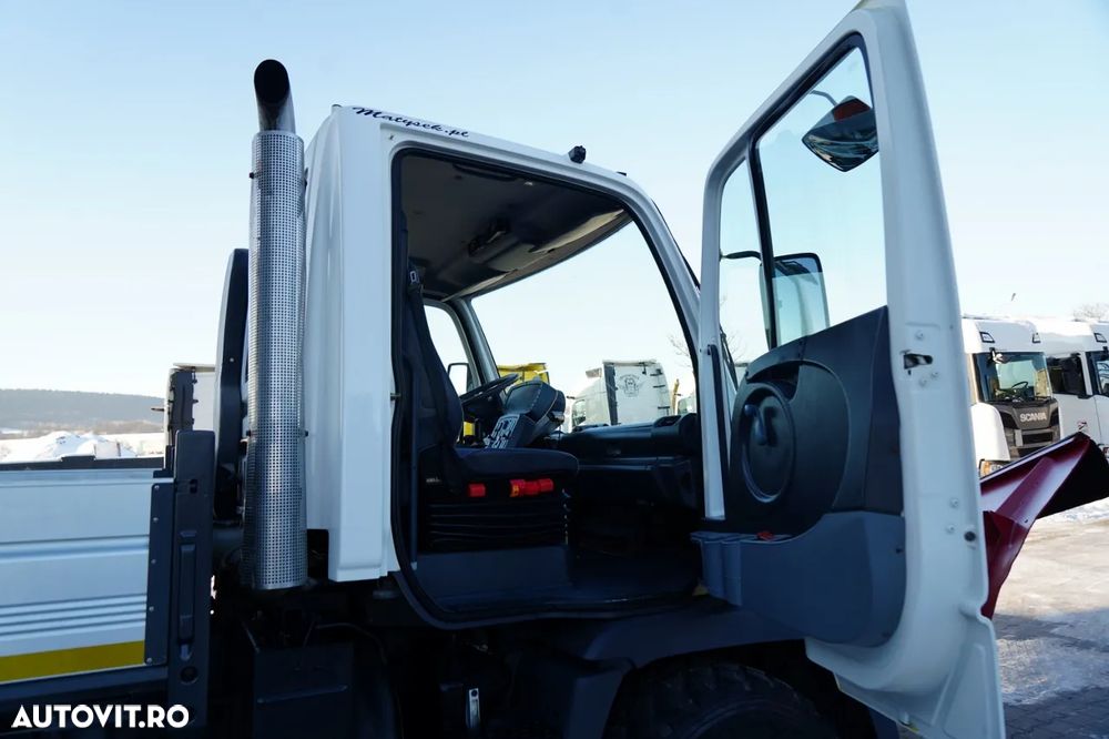 Mercedes-Benz UNIMOG U300 / 4X4 / BASCUNĂTOR 3 LATE / PLUG / MUNICIPAL / CUPLĂRI HIDRAULICE / EPS + AMBREIAJ - 37
