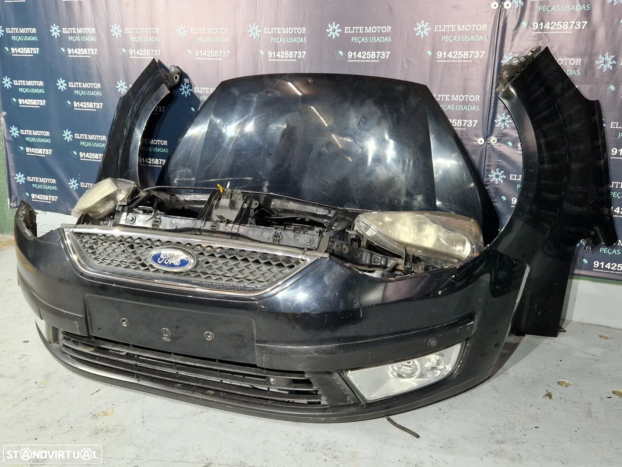 Frente completa usada FORD GALAXY 2.0 TDCI capot parachoques guardalamas SMAX GALAXY - 3