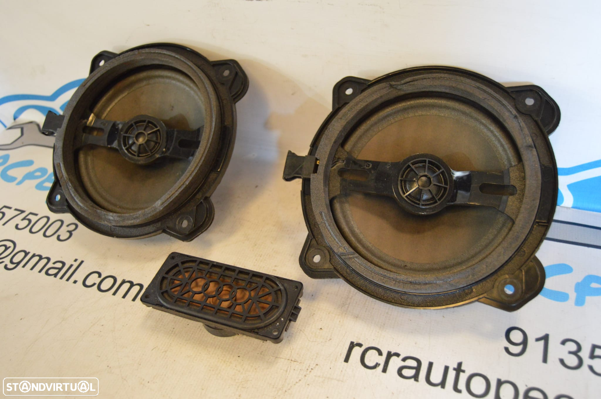 COLUNA COLUNAS SOM DISPOSITIVO AMPLIFICADOR SONORO BLAUPUNKT 8H0035411 8P0035362 AUDI A3 8P 8PA SPORTBACK 2.0 TDI 170CV BMN - 4