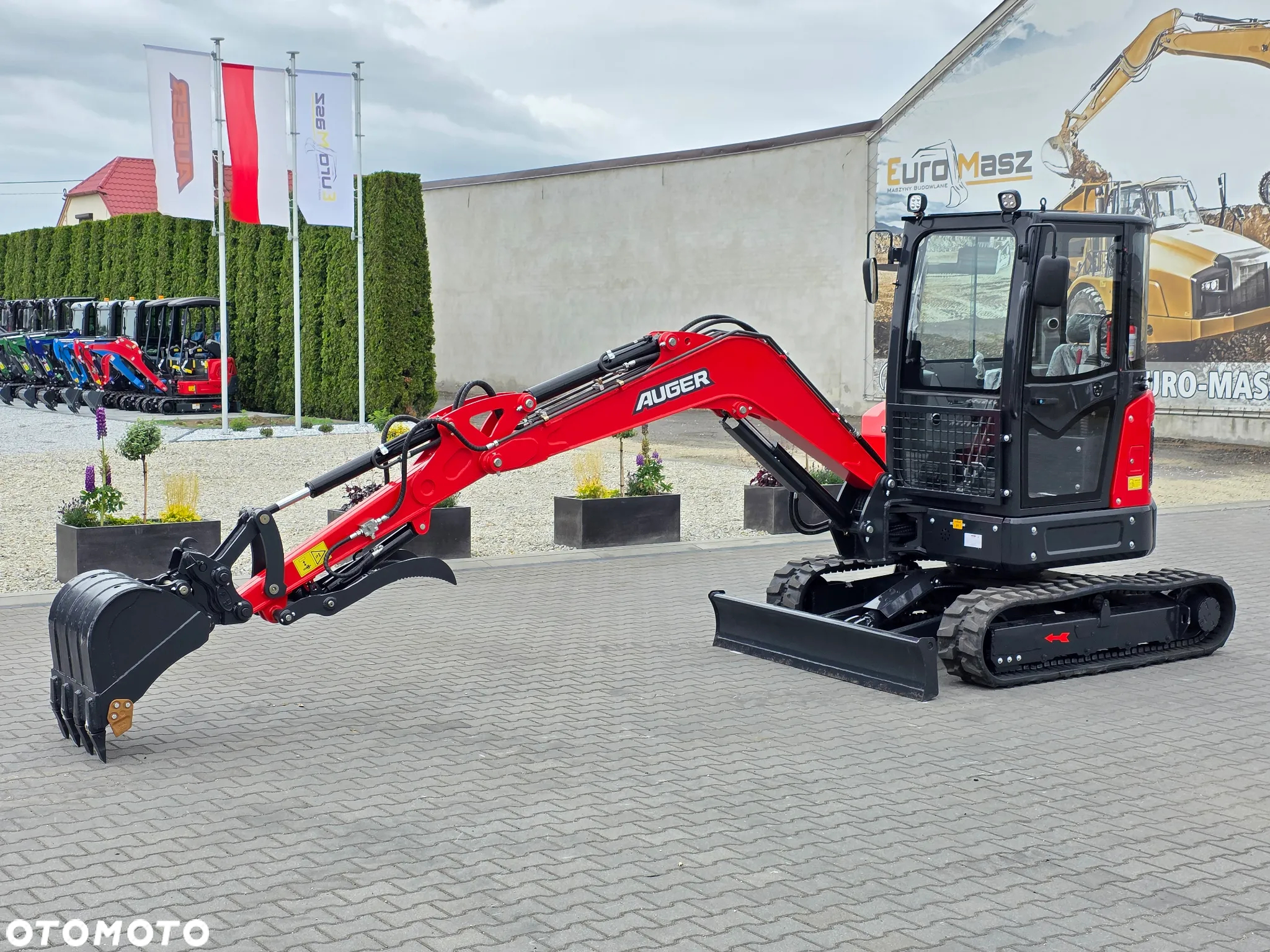 Inny NOWA MINIKOPARKA AUGER 40, WAGA 3900 KG, KUBOTA silnik - 15
