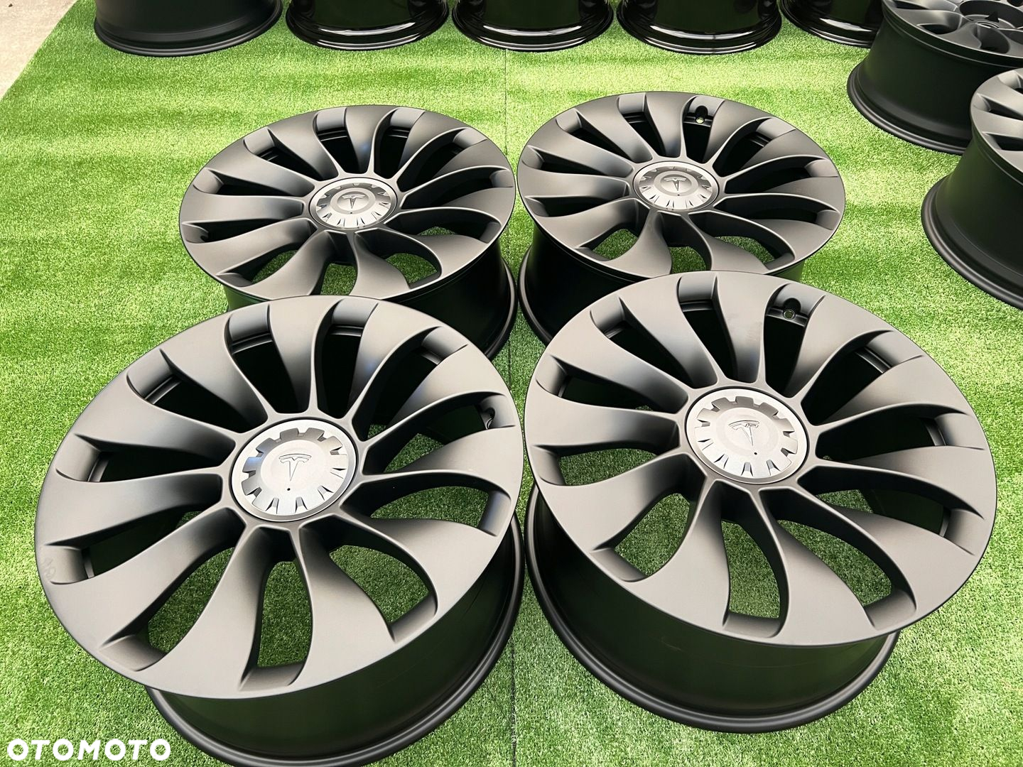 KOMPLET FELG FELGI TESLA MODEL Y PERFORMANCE 21 ET40 ET48 ORYGINALNE - 4