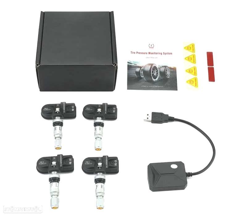 SENSORES DE PRESSÃO DOS PNEUS INTERNOS RADIOS COM ANDROID DA XTRONS - 2