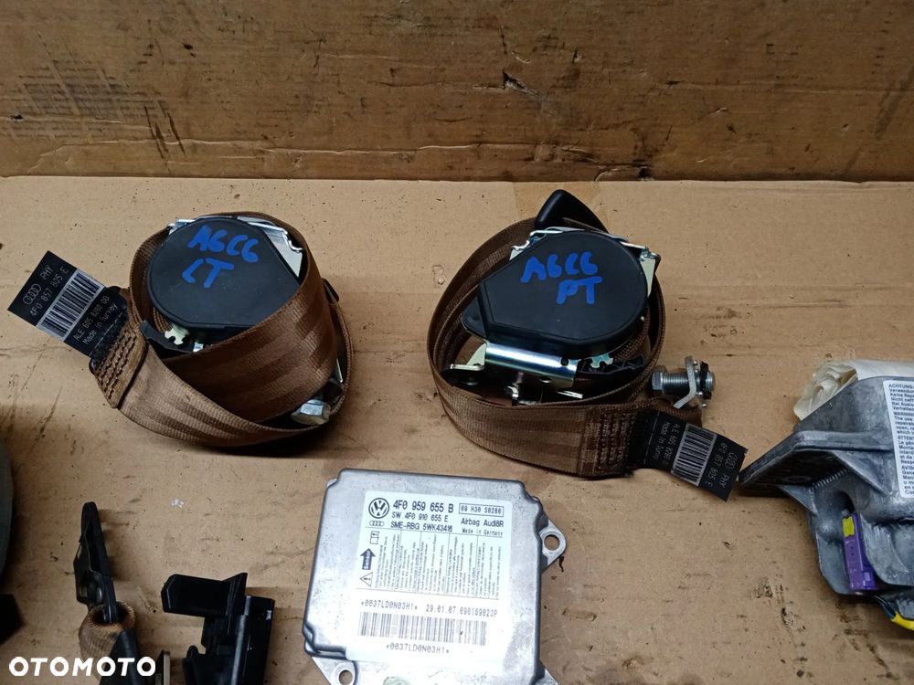 Poduszka konsoli kierowcy poduszki pasy sensor napinacze AIRBAG zestaw naprawczy Audi A6 C6 - 4