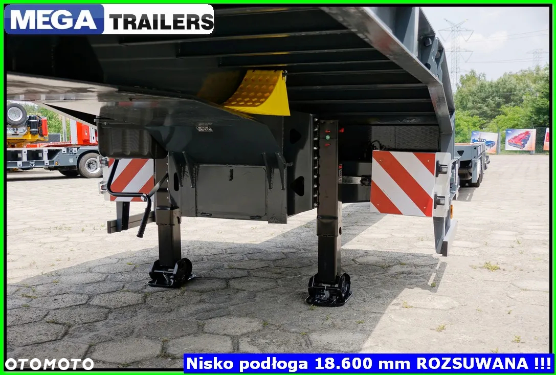 Mega Nisko-podwoziowa dł. 18,60 Mm, ROZSUWANA - KONTENERY 20, 30, 40 Ft !!! - 24