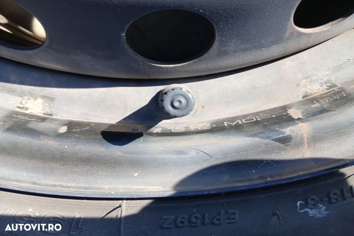 Janta tabla cu anvelopa 15 195/65 R15 ET38 6JX15H2 195/65 R15 ET38 6J - 8