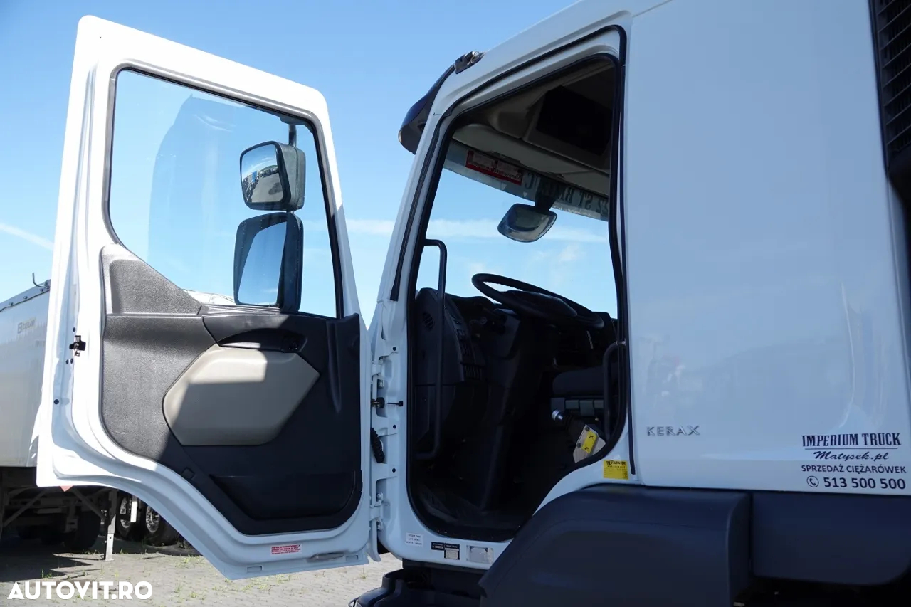 Renault KERAX 450 / 6x4 / BASCULATOR / HYDROBORTA / BORDMATIC / MANUAL / IMPORTAT - 28