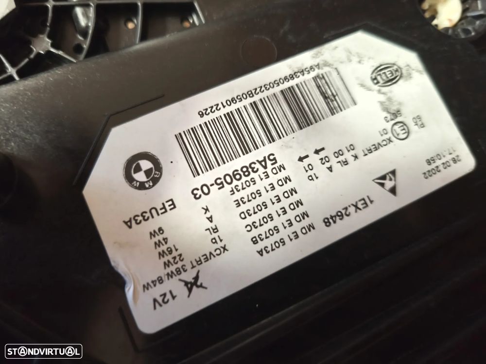 Farol esquerdo full Led Laser G32 LCI - 5A38905 - 3