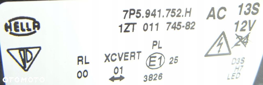 porsche cayenne 7p lift lampa przód prawa - 7
