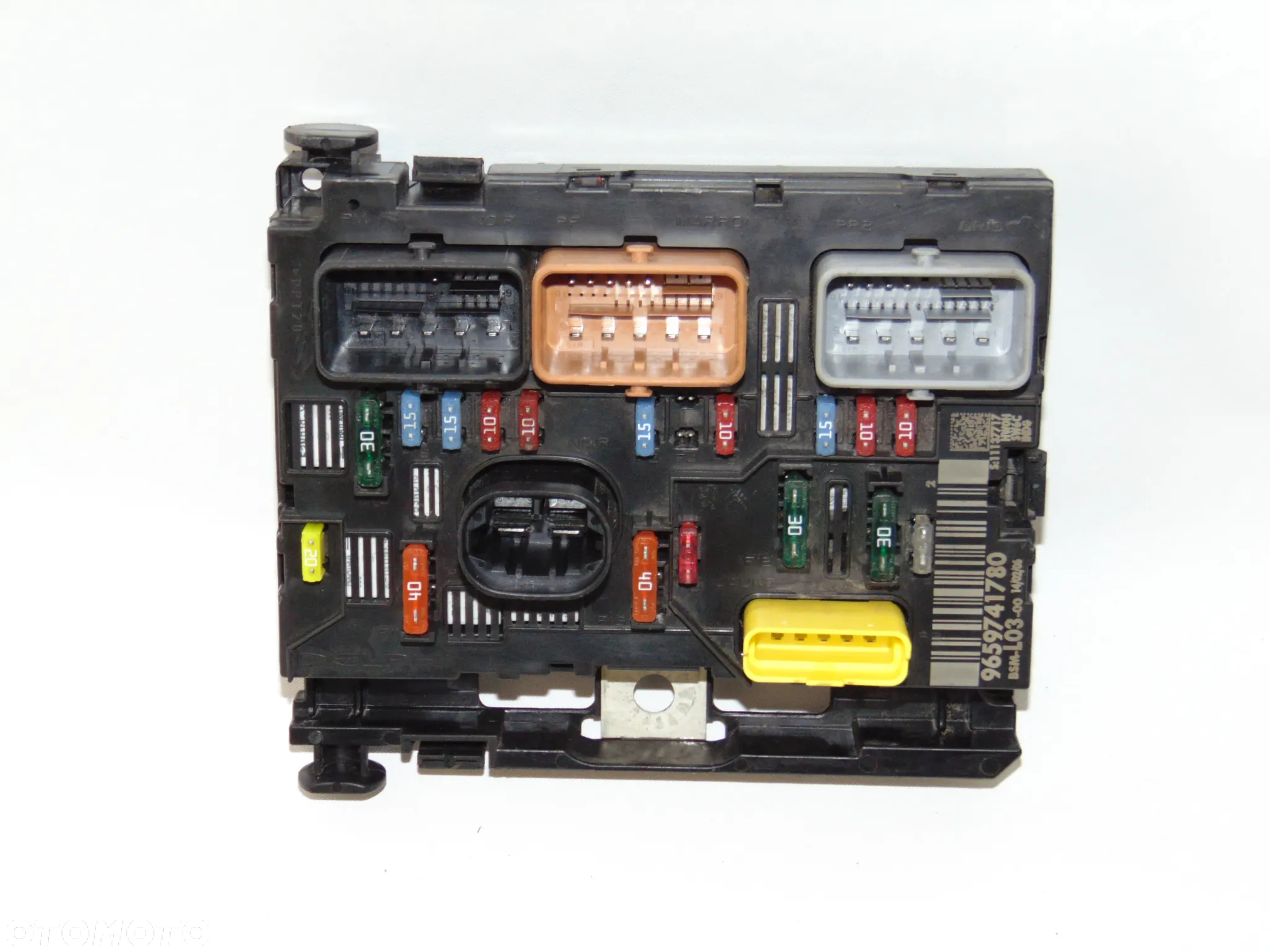 Moduł sterownik BSM skrzynka puszka bezpieczników 9659741780 Citroen C2 C3 FL lift 05-09r - 4