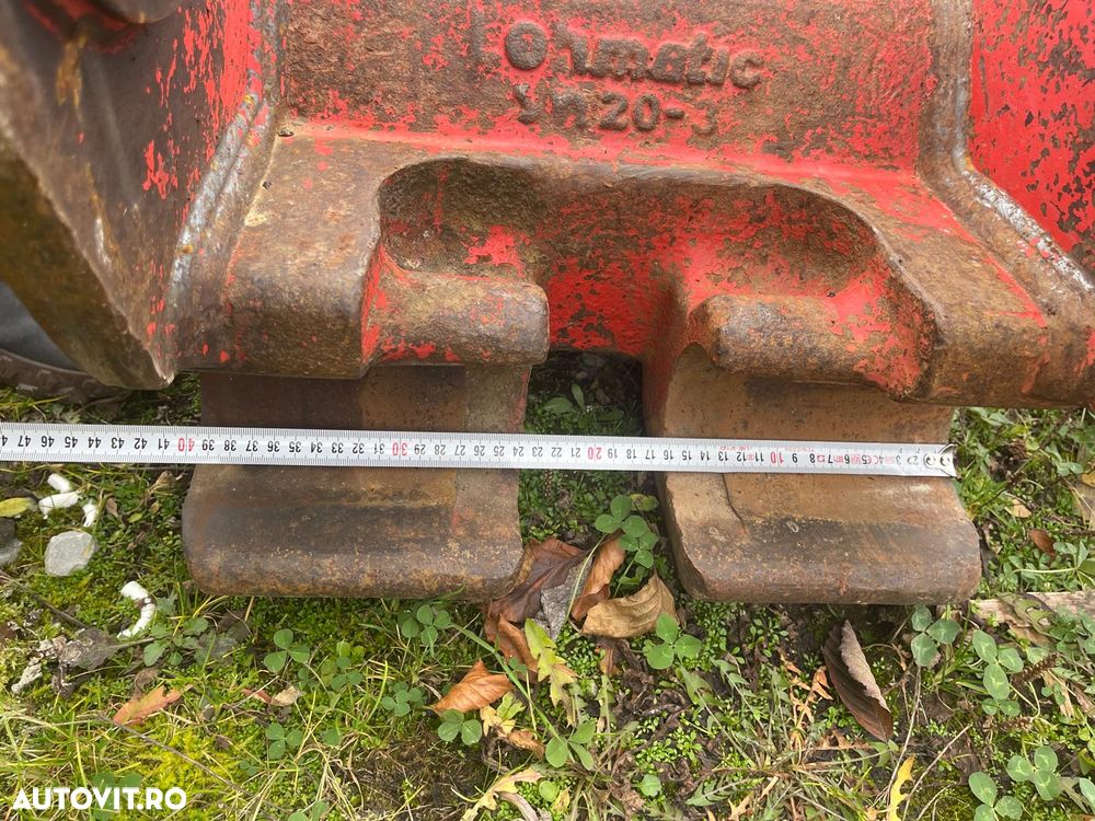 Cupla Rapida Automata Lehnhoff MS20 pentru excavatoare de 18-28 Tone - 2